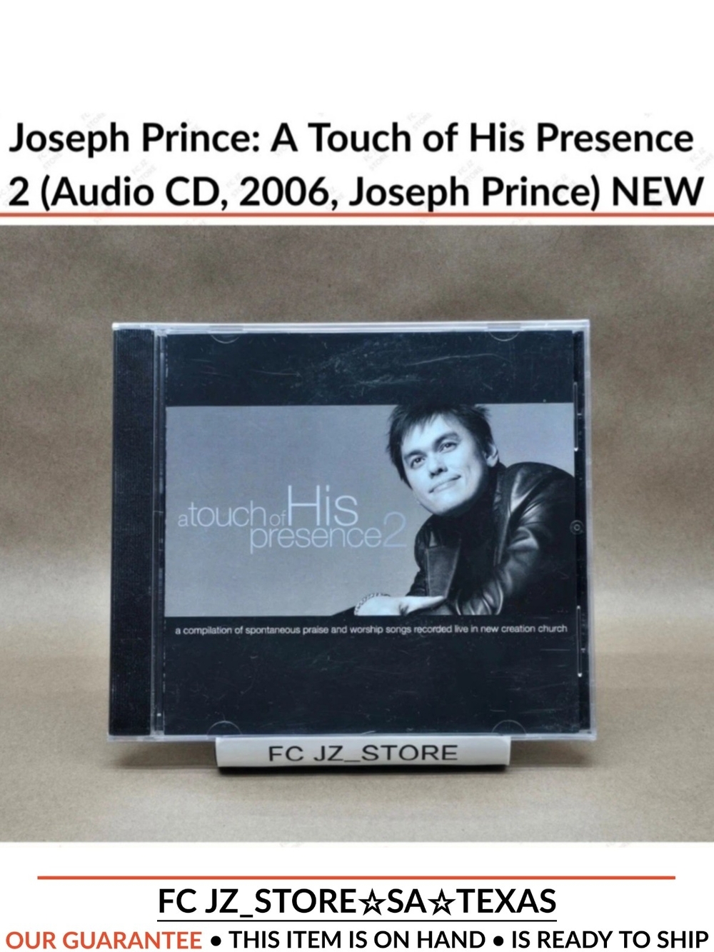 Joseph Prince: A Touch of His Presence 2 (Audio CD, 2006, Joseph Prince) NEW
